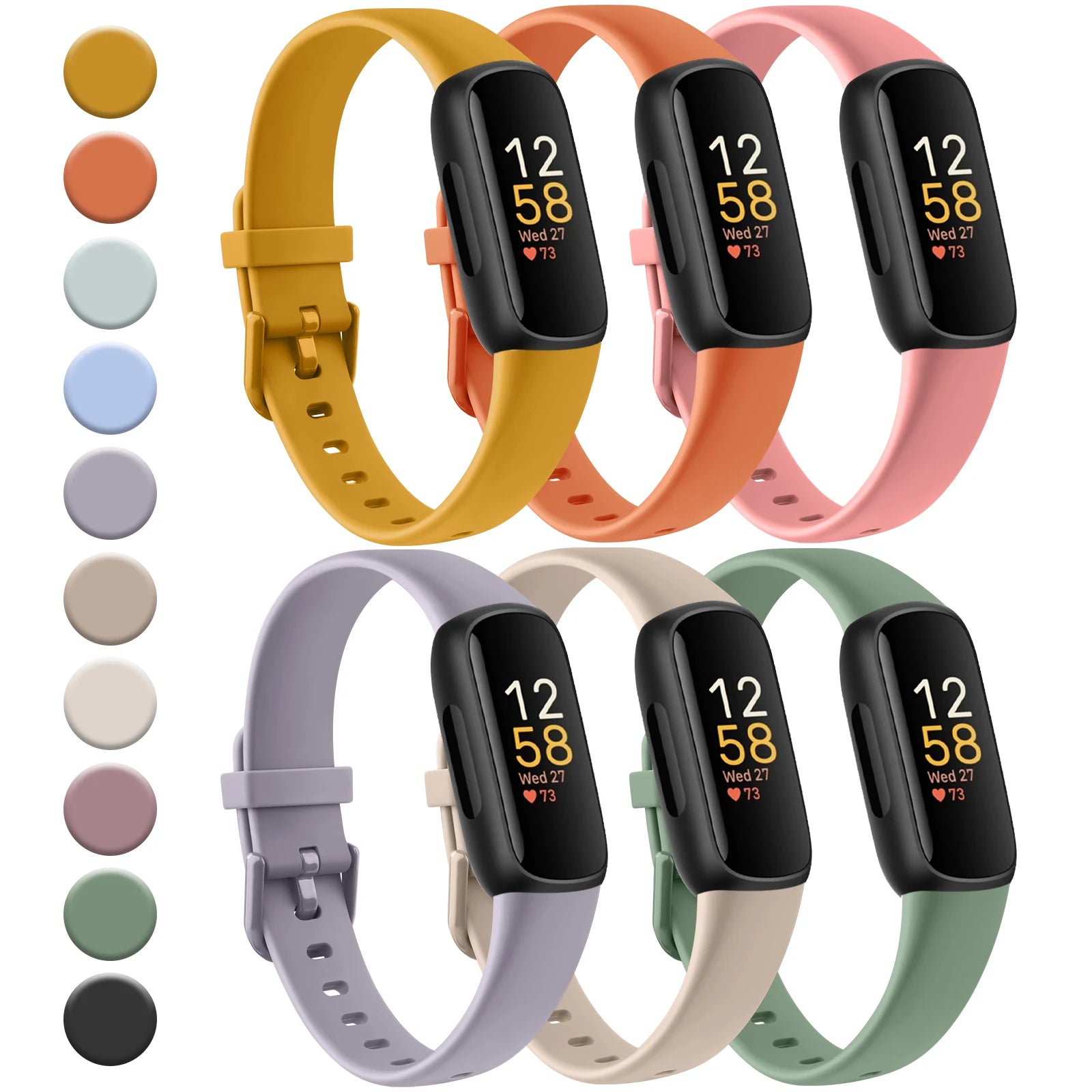 Silicone Strap for Fitbit Inspire 3 Watch