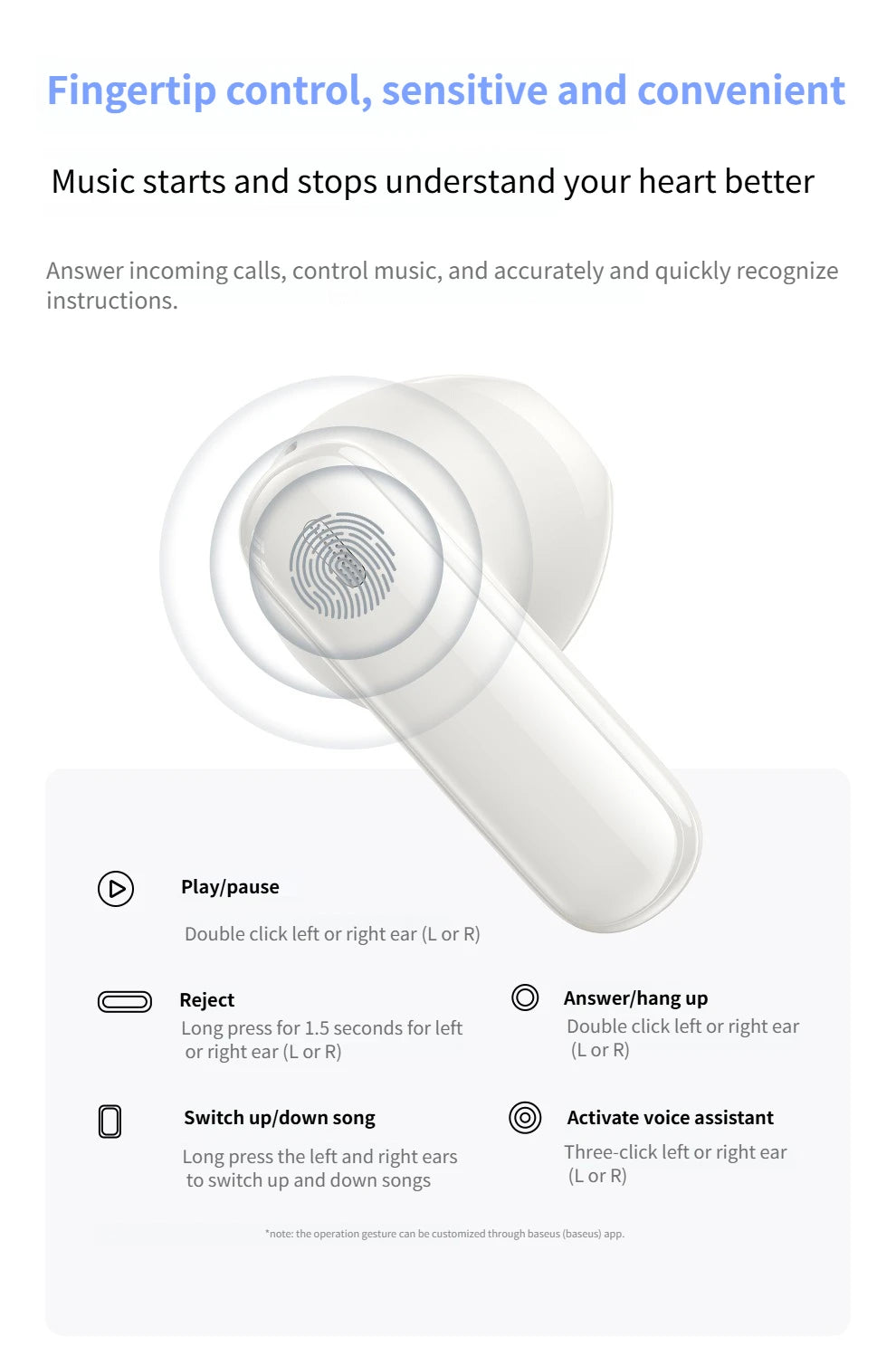 BASEUS Bass 1+ TWS Bluetooth Wireless Earphones