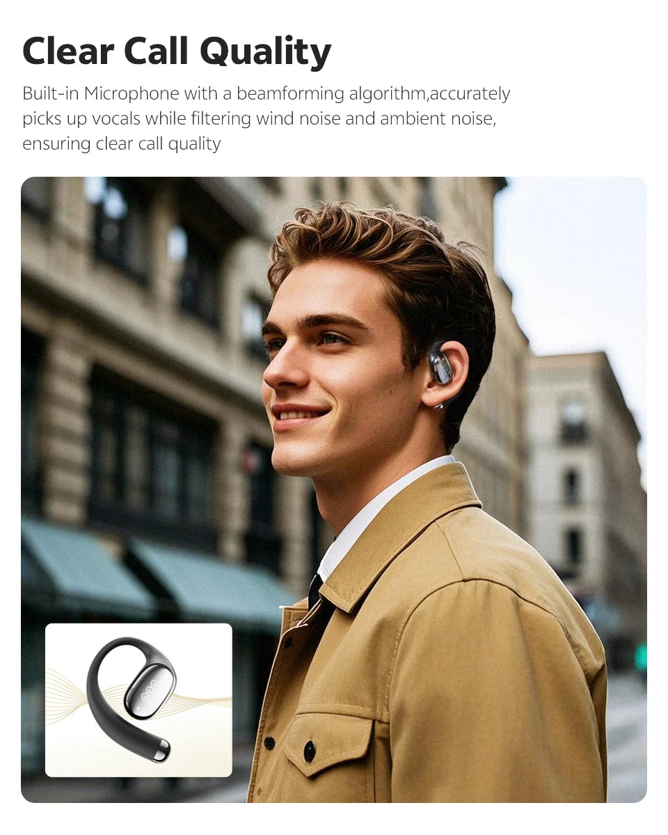 QCY Crossky R70 Open Ear Wireless Bluetooth Earbuds