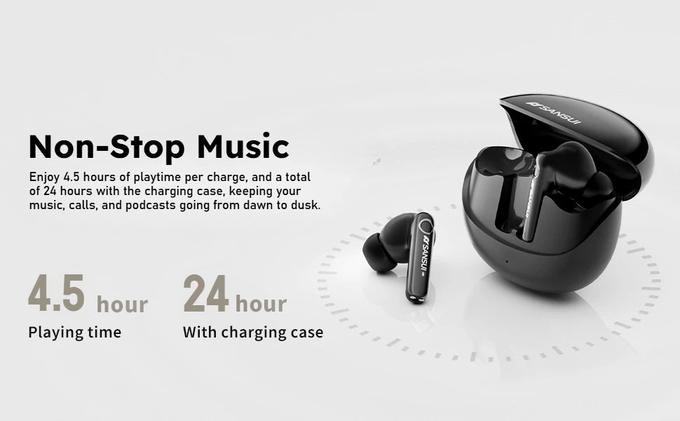 SANSUI W66 TWS Bluetooth Wireless Earphones