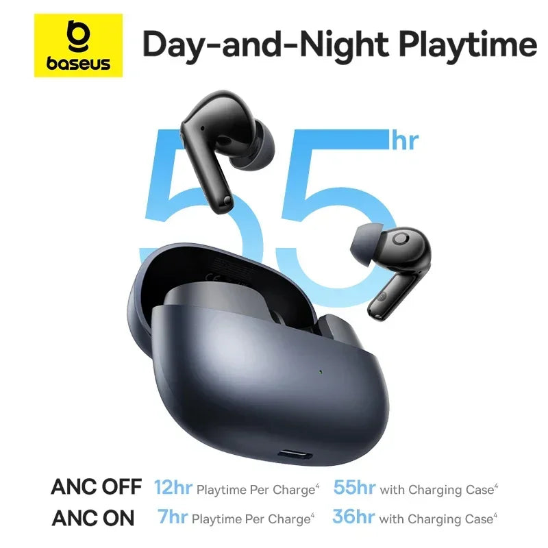 BASEUS Bass EP10 Pro ANC Bluetooth Wireless Earphones