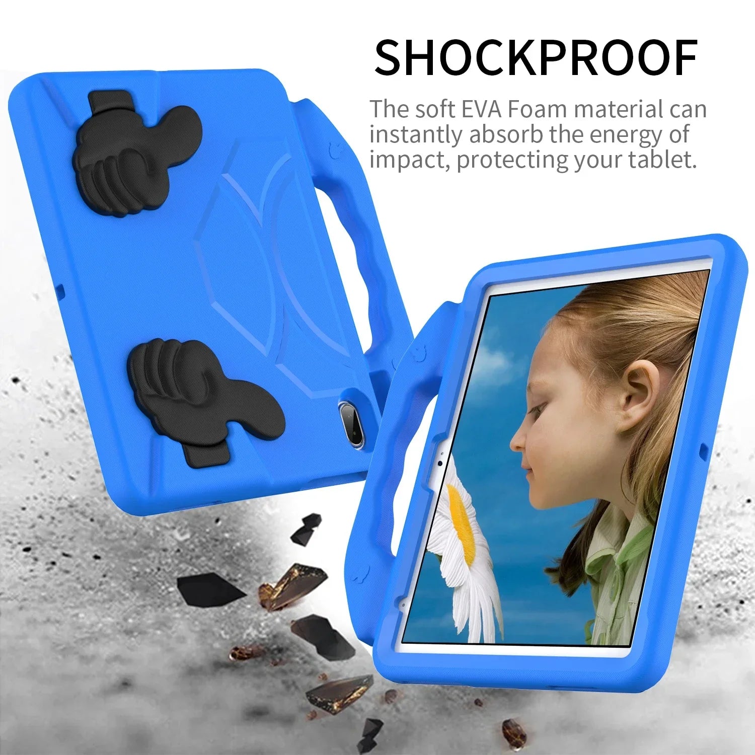 Thumbs Up Shockproof and Protective iPad Case for Kids