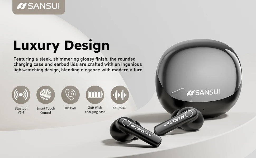 SANSUI W66 TWS Bluetooth Wireless Earphones