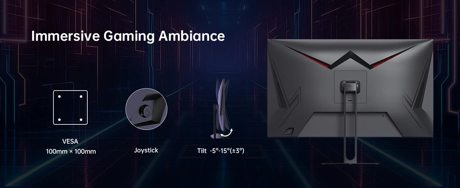 KTC 27" 210Hz 2K QHD Gaming Monitor - Black