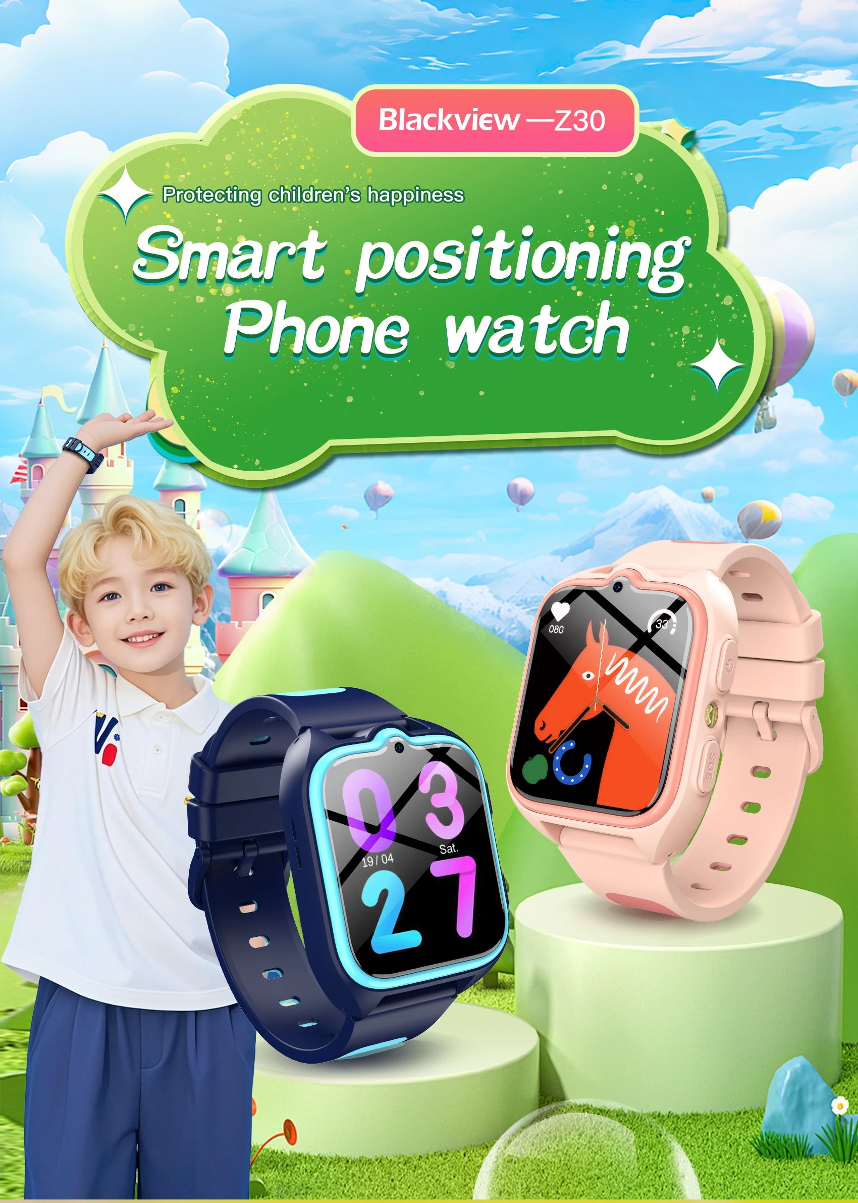 BLACKVIEW Z30 1.75" Kids Smart Watch