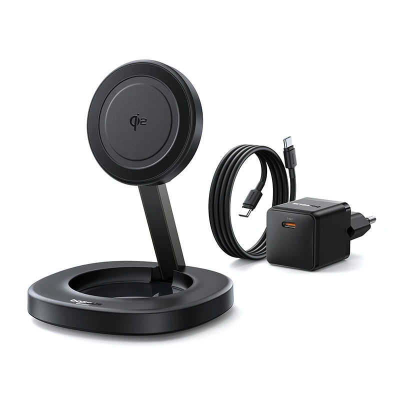 BASEUS Enerfill Qi2 Foldable Wireless Charger Stand