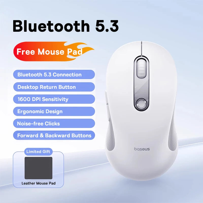BASEUS F02 Ergonomic Bluetooth Wireless Mouse