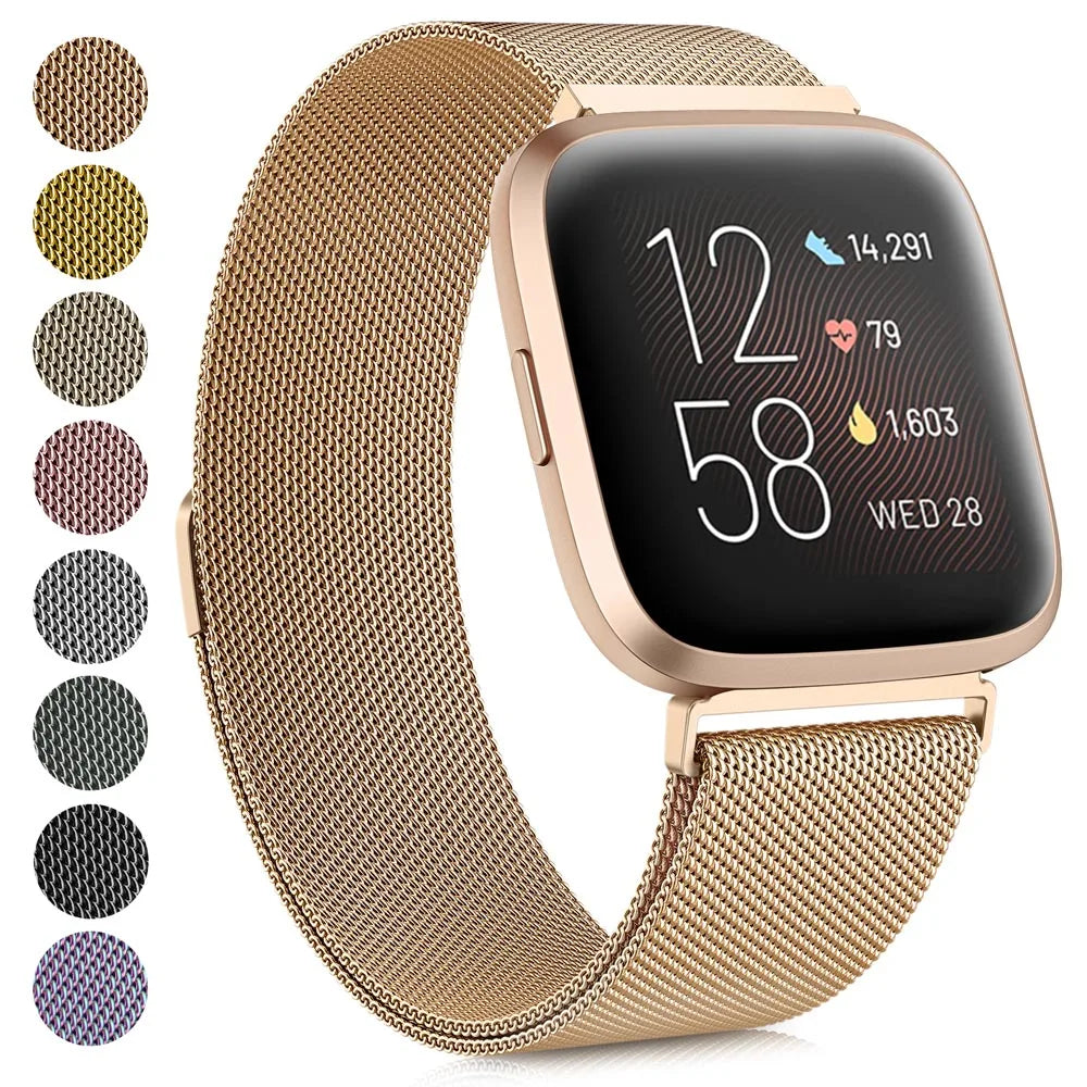 Magnetic Metal Strap for Fitbit Versa Series Watch