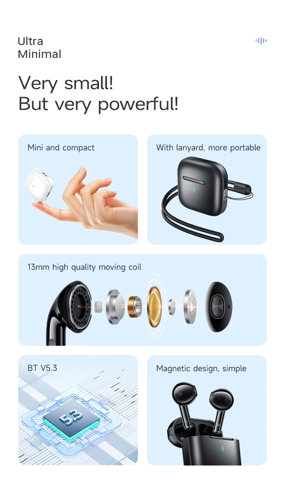 HOCO EW53 Bluetooth Wireless Earphones