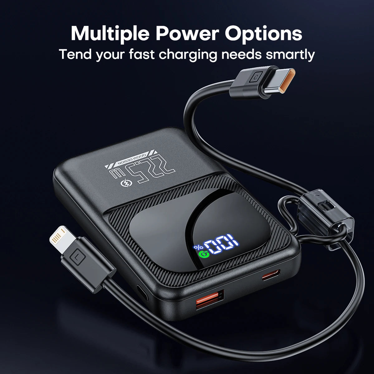 QOOVI Ultra-Thin 10000mah Portable Charger and Power Bank