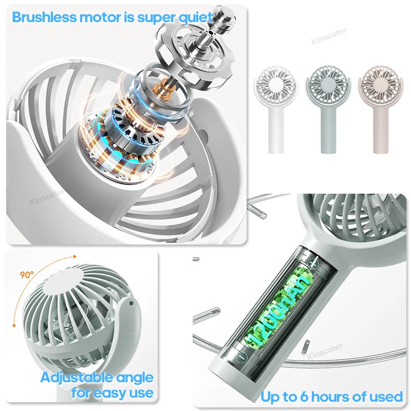 KINSCOTER DQ251 Portable Mini Handheld Fan