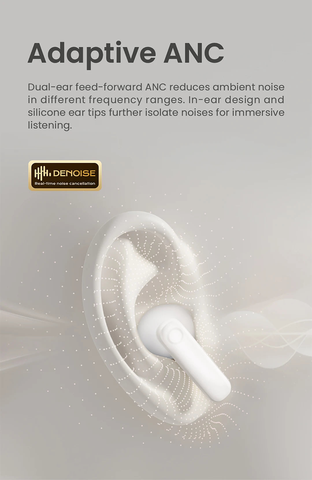 HAYLOU HQ5 ANC Bluetooth Wireless Earphones