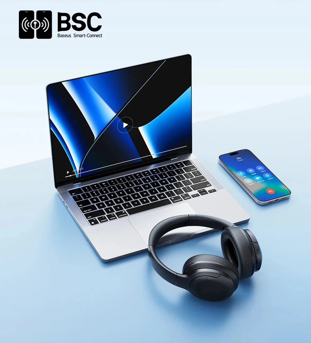 BASEUS BH1 Lite ENC Bluetooth Wireless Headphones