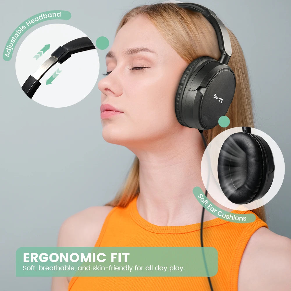 ONEODIO SuperEQ Y101 Wired Headphones