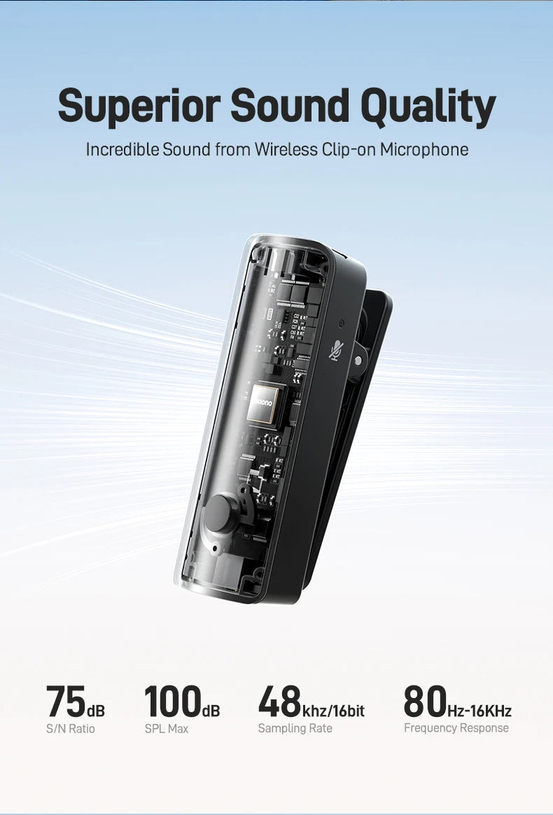 MAONO WM600S Professional Lavalier Wireless Microphone