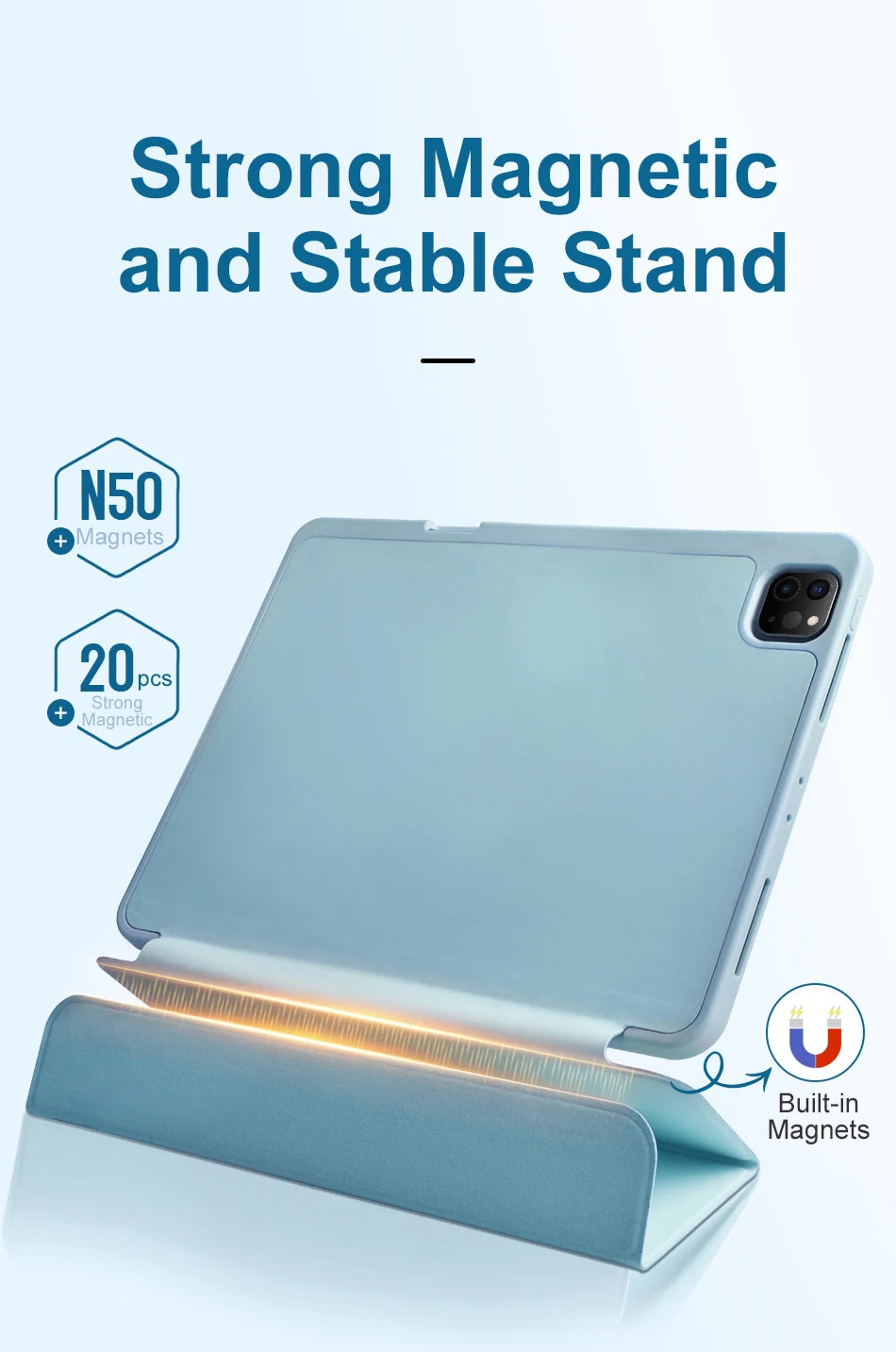 WiWU MK005 Detachable Bluetooth Wireless iPad Keyboard Case