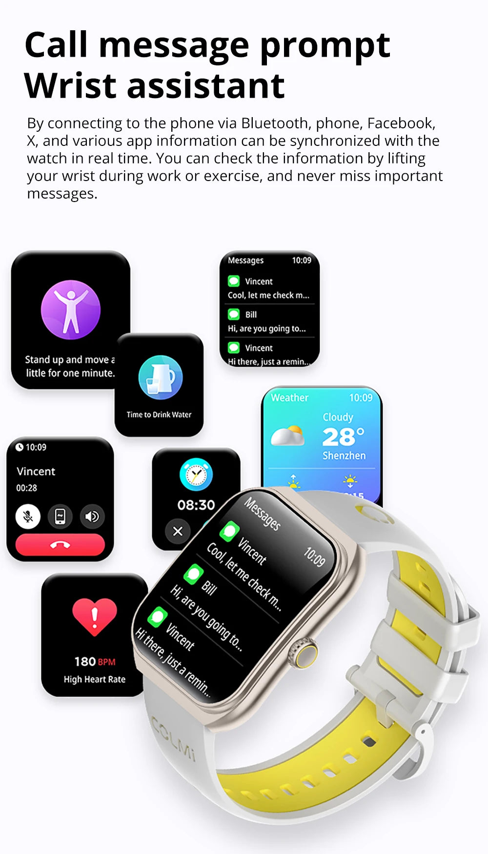 COLMI P86 1.93" AMOLED Smart Watch