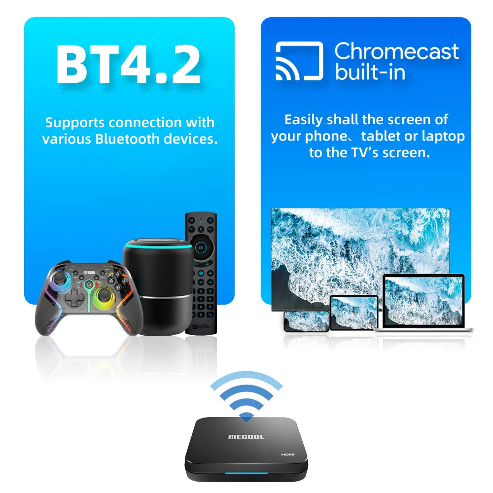 MECOOL KM9 Pro 4K Android TV Box with Google Assistant