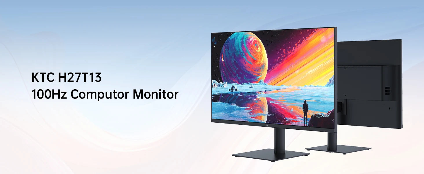 KTC 27" 100Hz 2K WQHD Gaming Monitor - Black