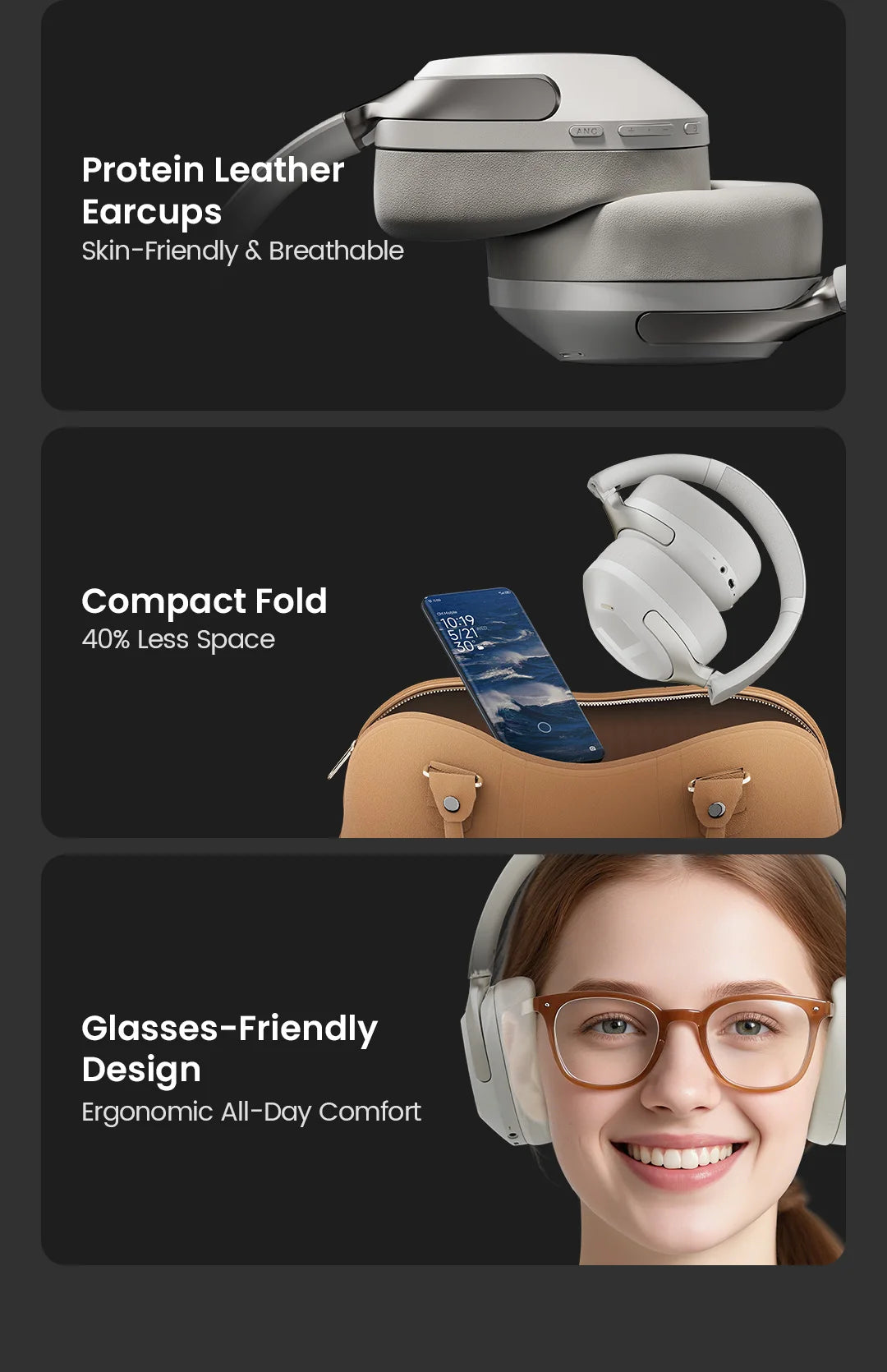 HAYLOU S40 ANC Bluetooth Wireless Headphones