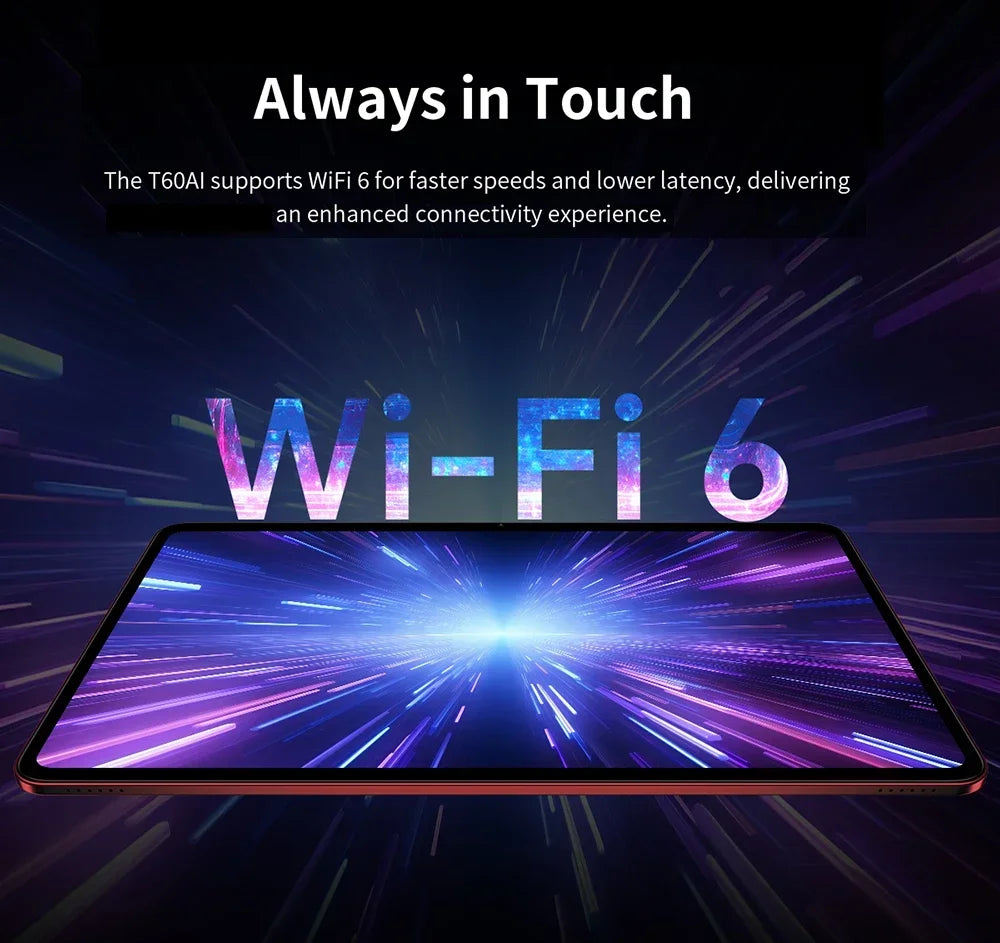 TECLAST P60 Ai 12" WiFi Android Tablet - 128GB, Red