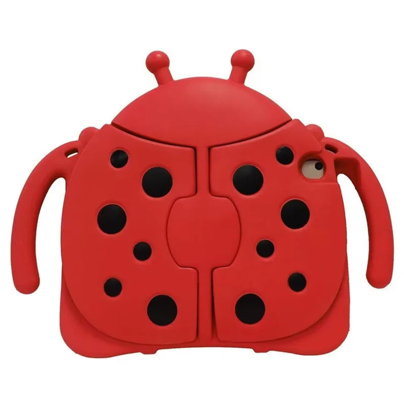 Lady Bug Cartoon Shockproof and Protective iPad Case for Kids