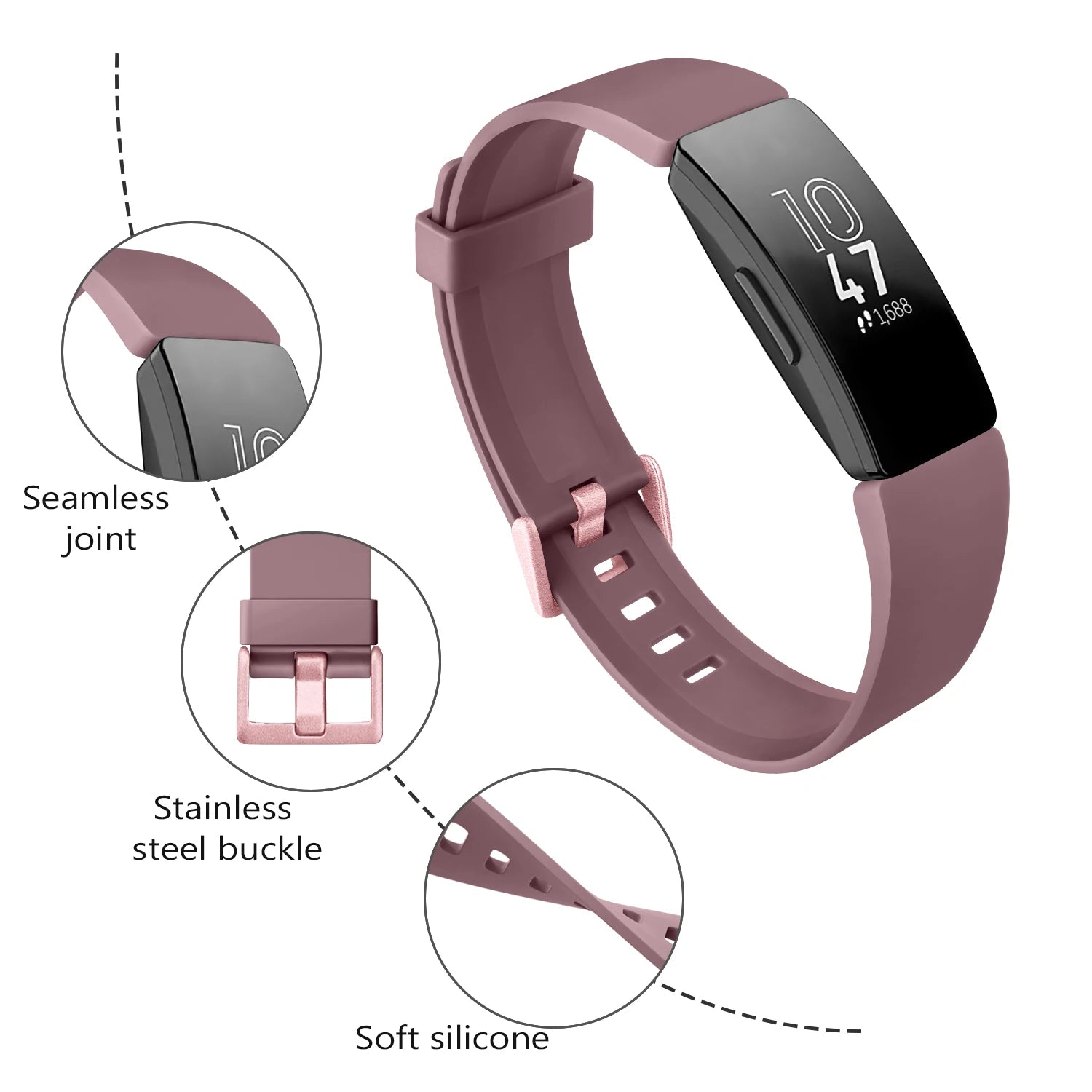 Silicone Strap for Fitbit Inspire Series Watch