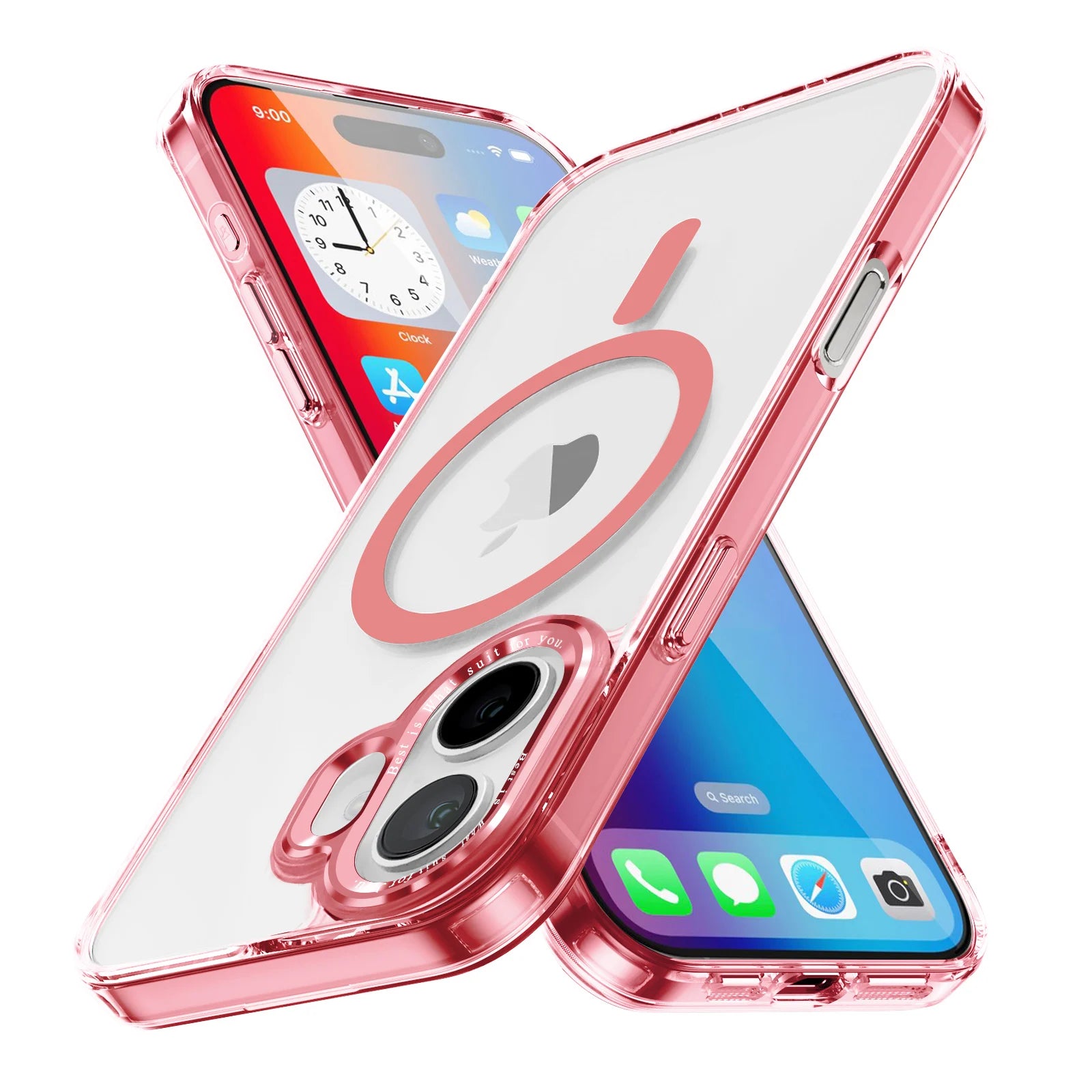 Translucent Magnetic Matte Case for Apple iPhone
