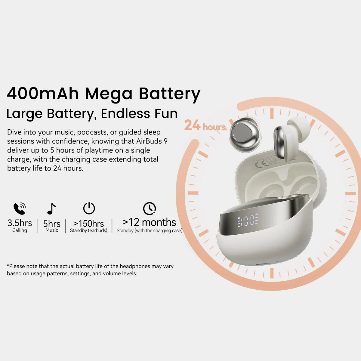 BLACKVIEW AirBuds 9 TWS Bluetooth Wireless Earphones