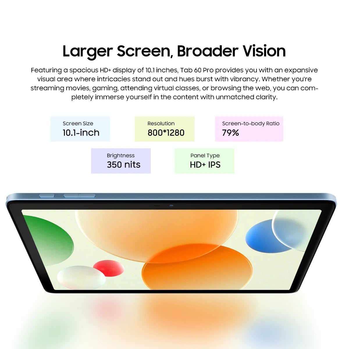 BLACKVIEW Tab 60 Pro 10.1" 4G Android Tablet - 256GB