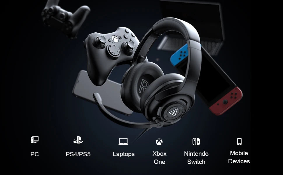 EKSA E4 AirComfy Wired Gaming Headset