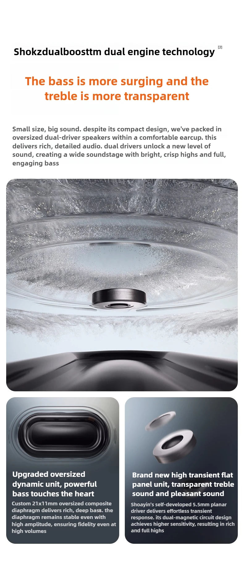 SHOKZ OpenFit 2+ Open-Ear Headphones