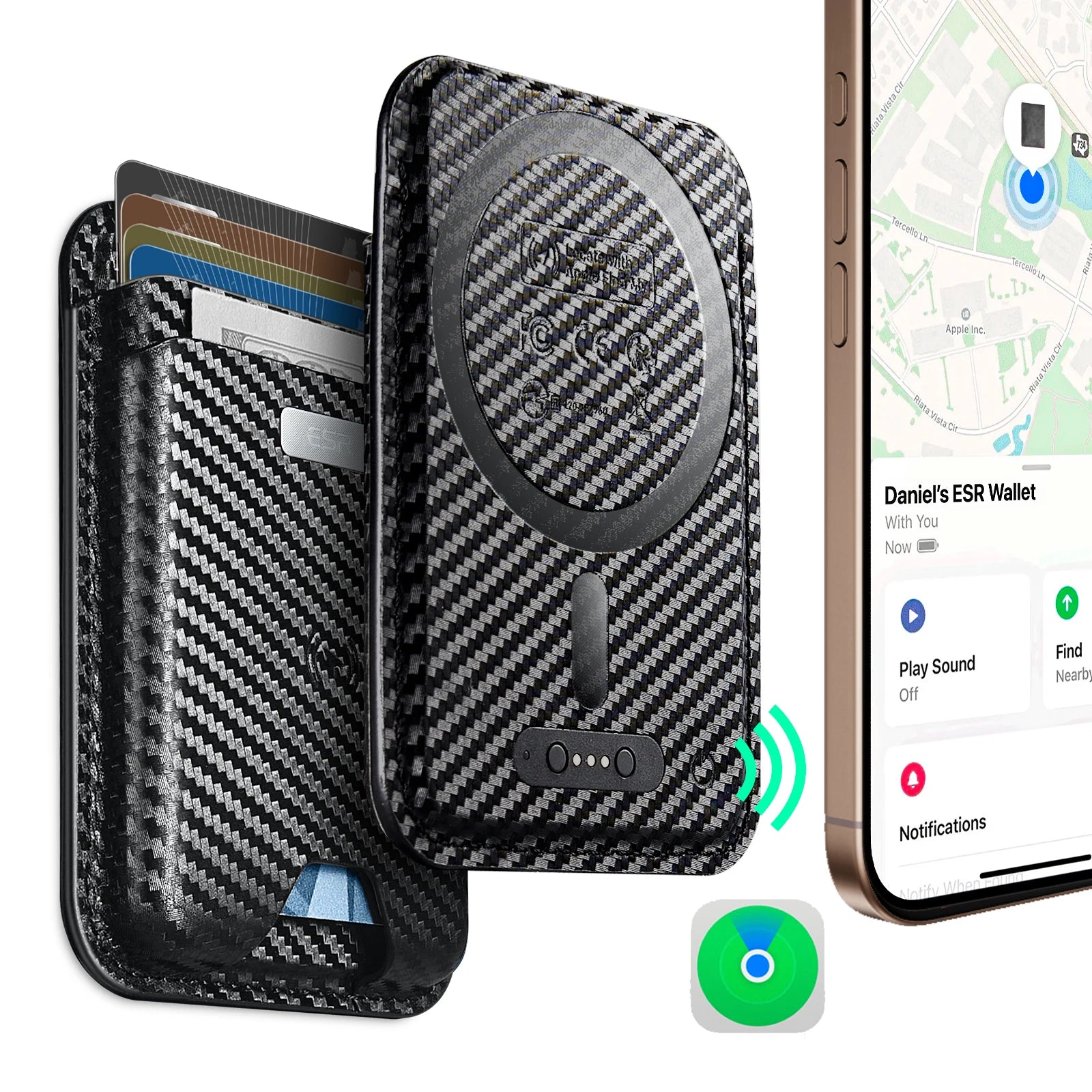 ESR MagSafe® Wallet and Smart Tracker for Apple iPhone