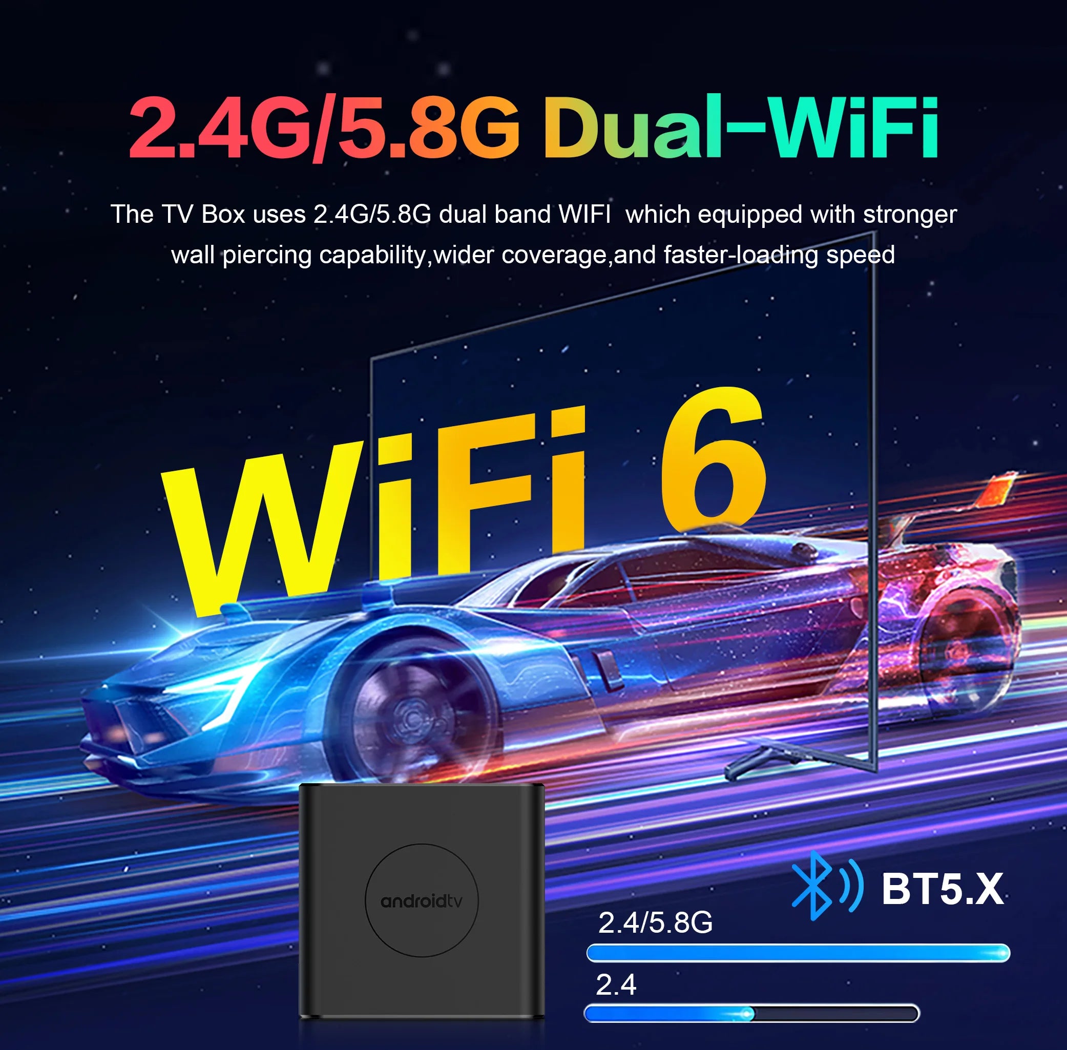 MORTAL T1 Pro 8K Android TV Box with Google Assistant