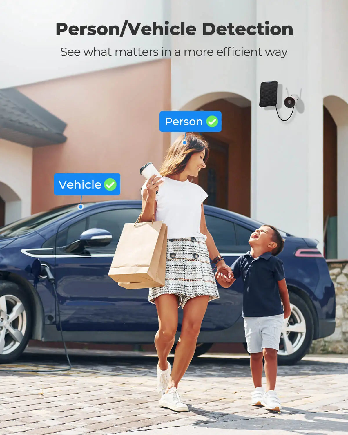 REOLINK Argus Series 3MP Solar Powered Smart Home Security Camera