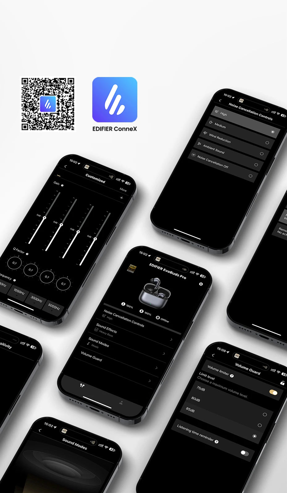 EDIFIER Evobuds Pro Noise Cancelling Bluetooth Wireless Earbuds