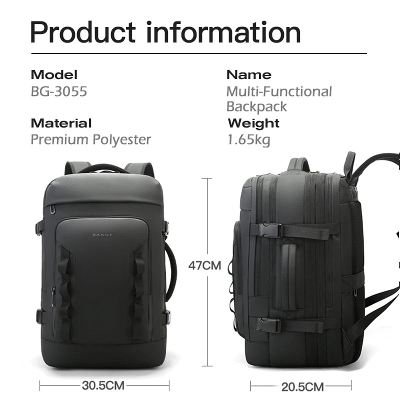 BANGE BG-3055 Professional Laptop Bag & Travel Rucksack