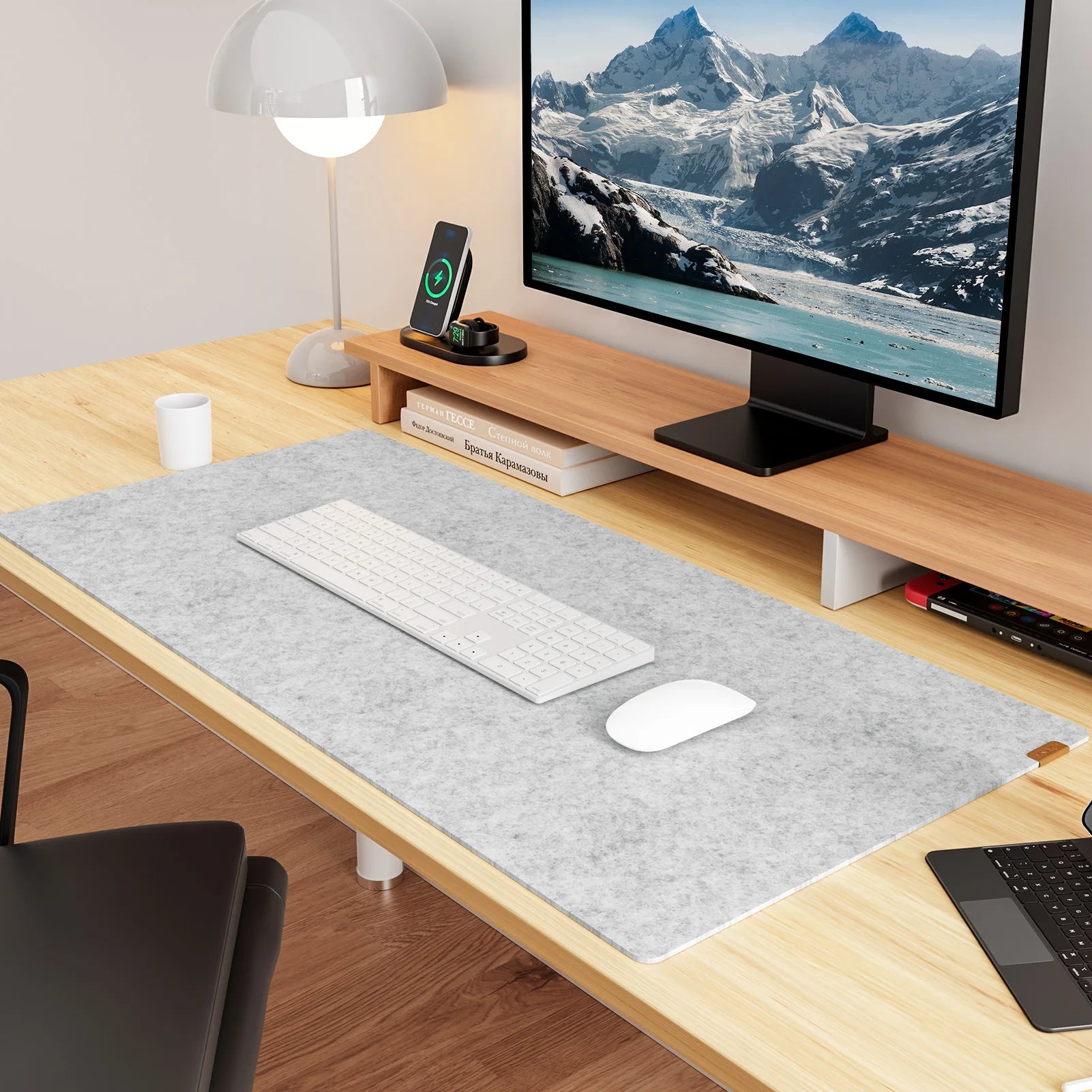 YSAGi Non-Slip Felt Desk Mat