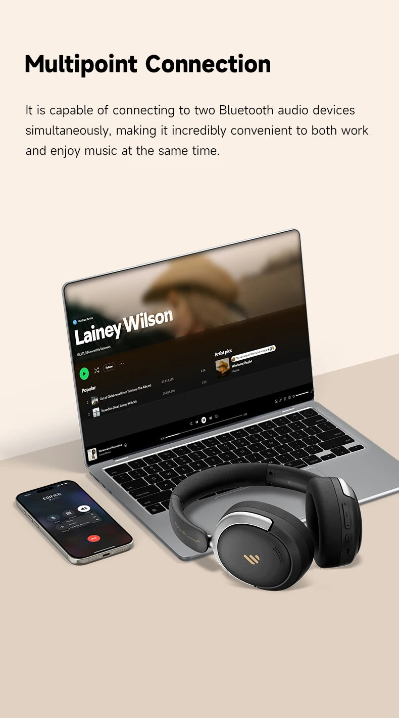 EDIFIER Atom Max ANC Bluetooth Wireless Headphones