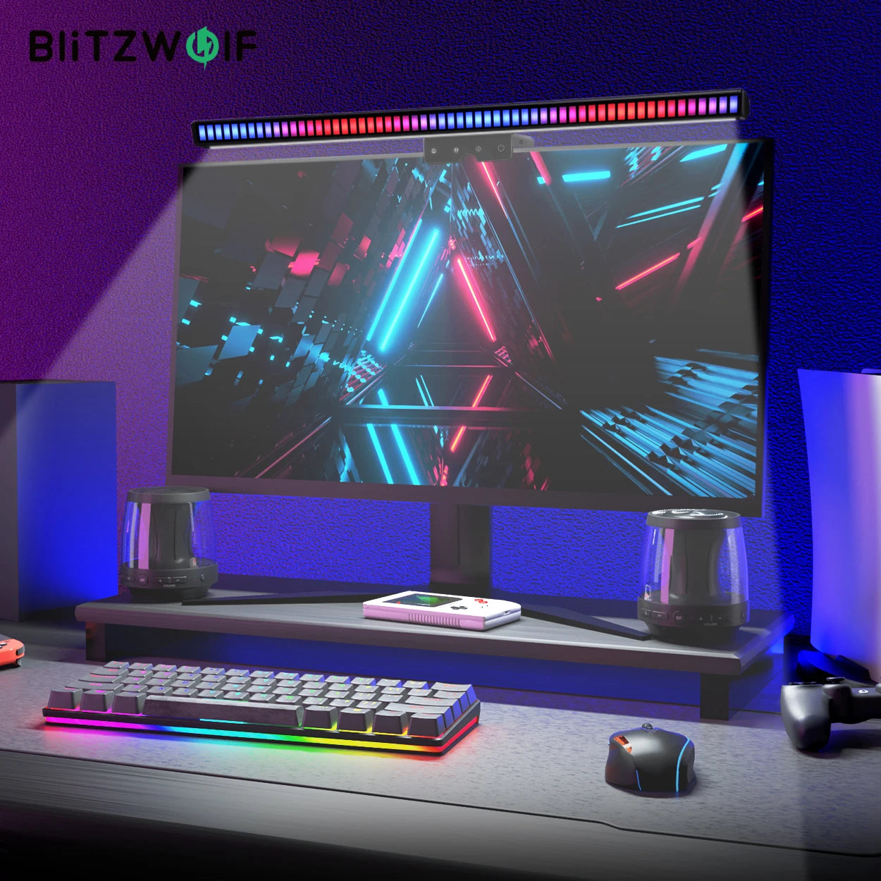 BLITZWOLF BW-CML4 RGB Computer Monitor Screen Light