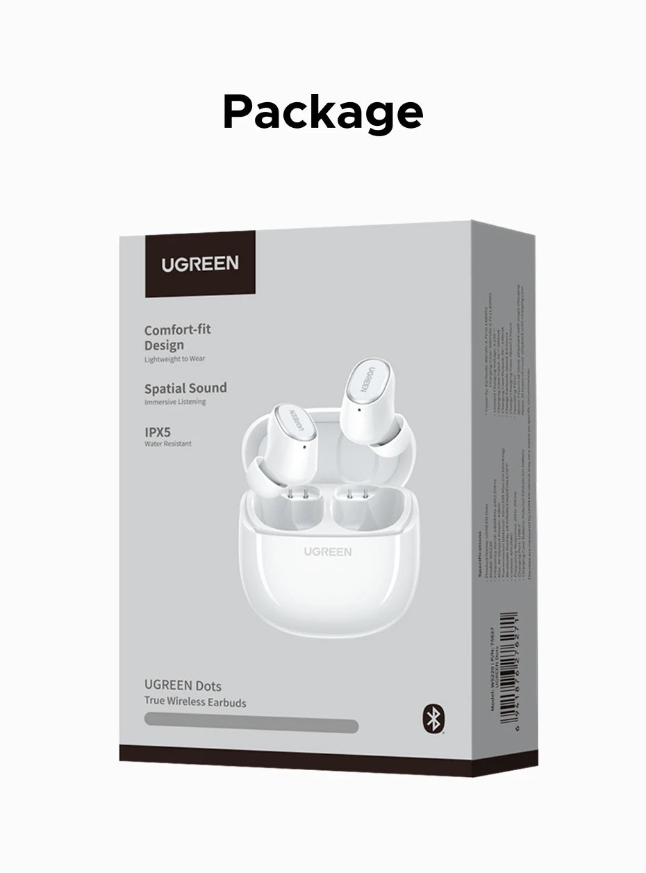 UGREEN Dots Bluetooth Wireless Earbuds