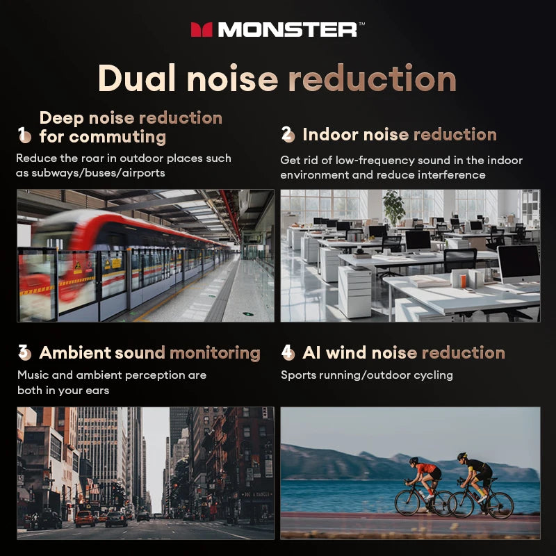 MONSTER Airmars XKT28 Bluetooth Wireless Earbuds