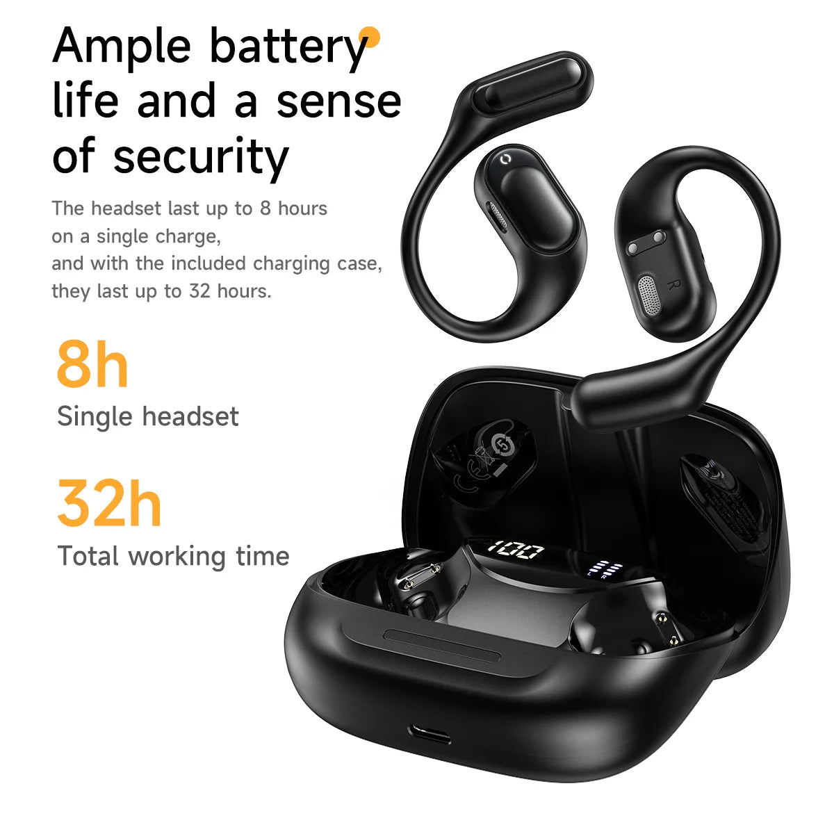 HOCO EA11 Honey Bluetooth Wireless Open Ear Headphones