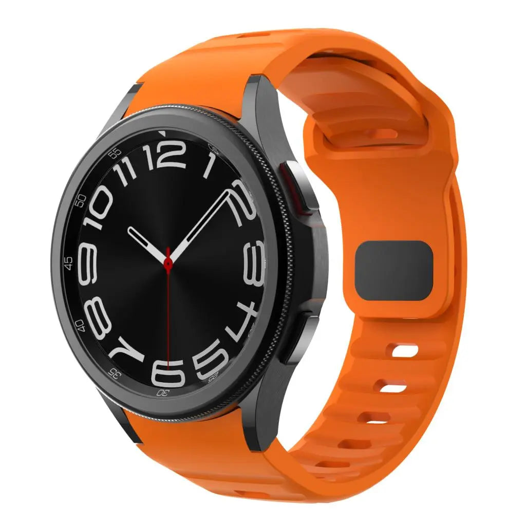 Silicone Striped Strap for Samsung Galaxy Watch