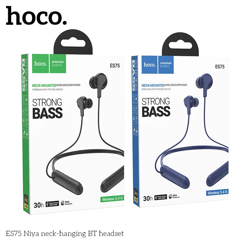 HOCO ES75 Neckband Bluetooth Wireless Earbuds