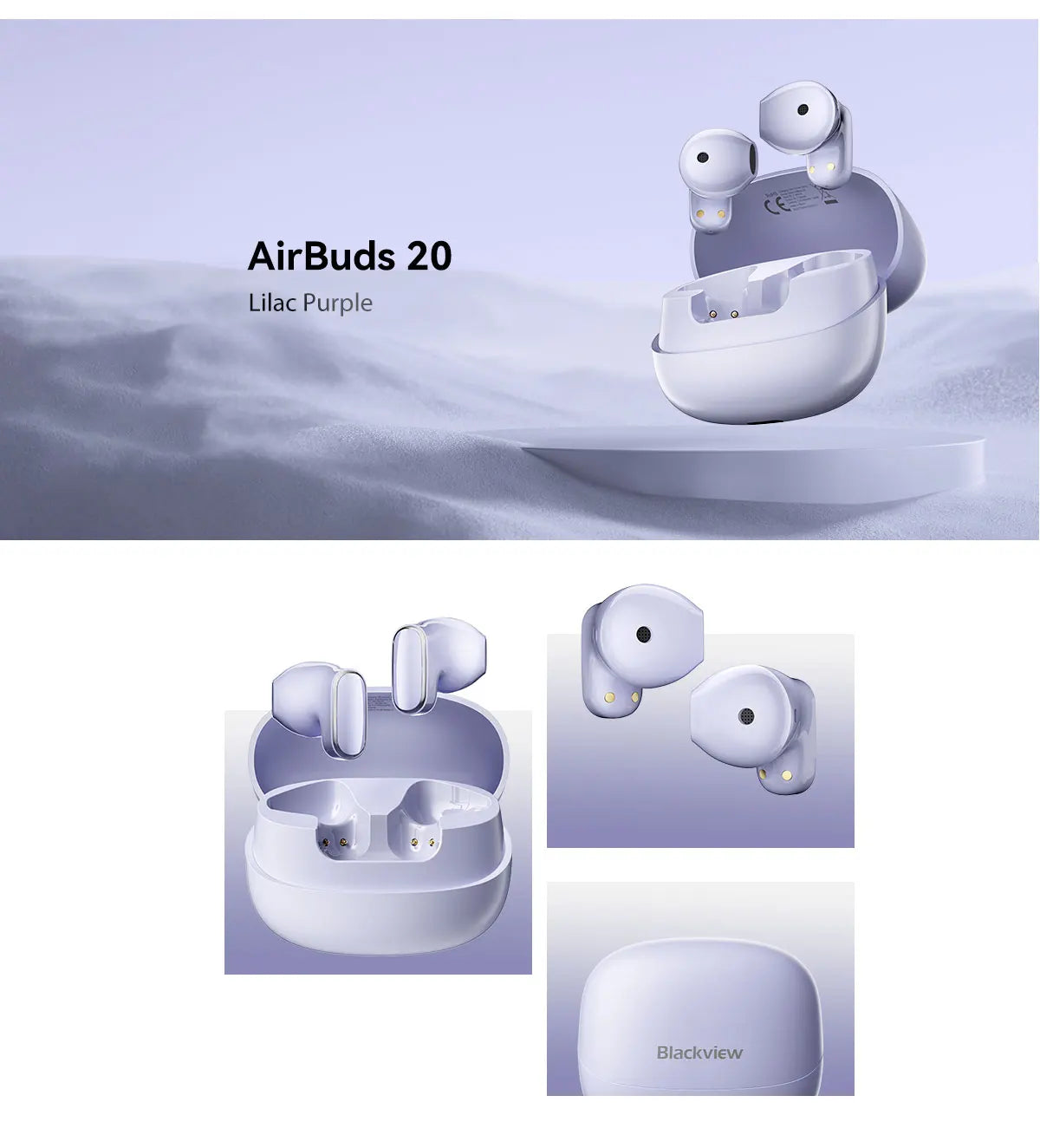 BLACKVIEW AirBuds 20 TWS Bluetooth Wireless Headphones