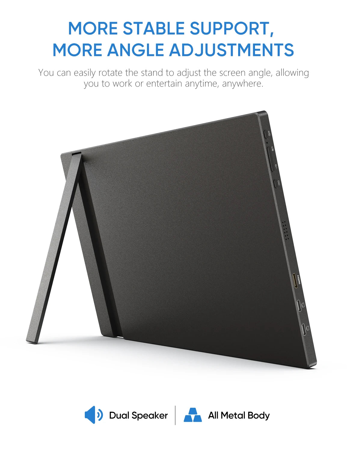 ARZOPA A1S Full HD 14.0" Portable Monitor with Integrated Stand