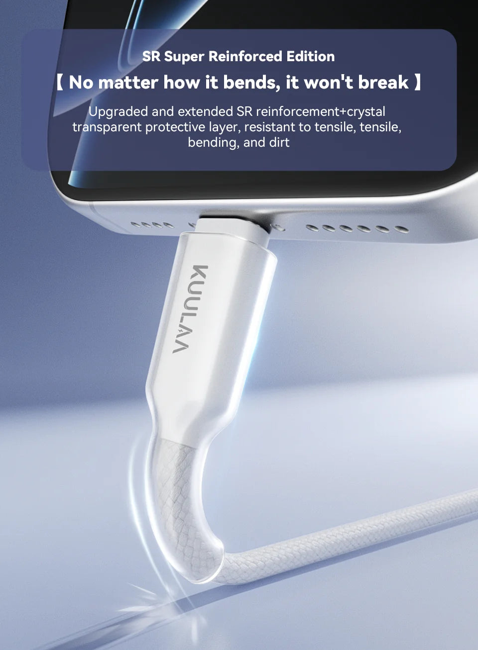 KUULAA 60W Type-C to Type-C Fast Charging and Data Cable