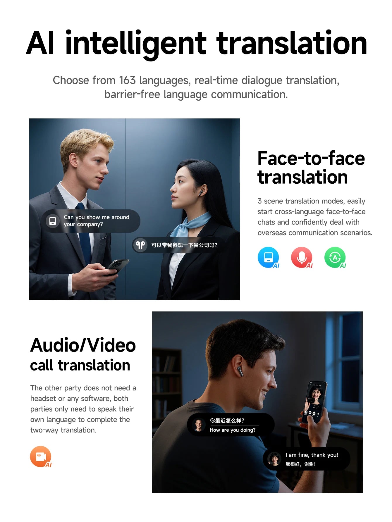 HOCO EQ27 Noise Cancelling Bluetooth Wireless Earbuds