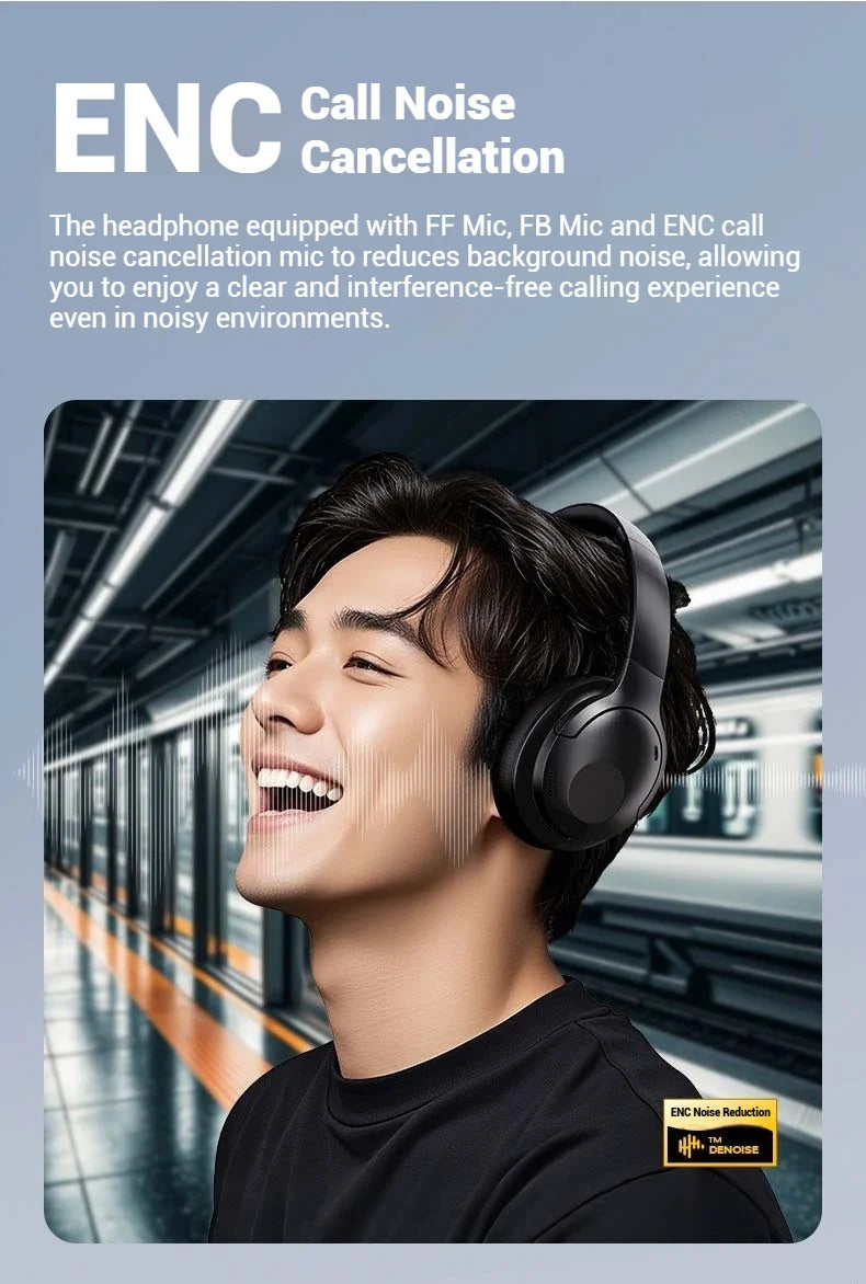 SANSUI TD46 ANC Bluetooth Wireless Headphones